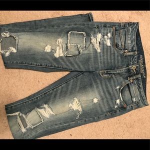 American Eagle Outfitters Skinny Distressed Jeans